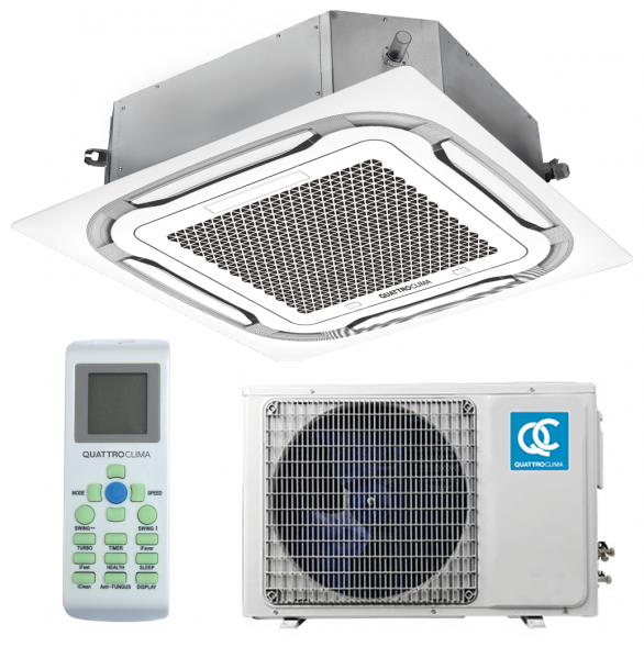 Кассетный кондиционер Quattroclima QV-I18CG1/QN-I18UG1/QA-ICP11