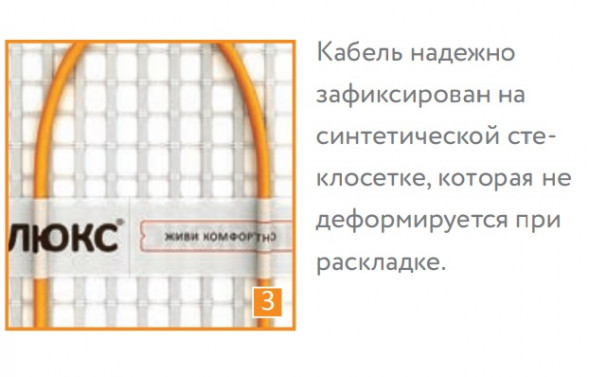 Нагревательный мат Теплолюкс Tropix МНН 1600 Вт/10,0 кв.м