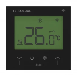 Терморегулятор программируемый Теплолюкс Pontus WiFi черный