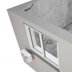 Установка кондиционера в два этапа