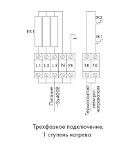 Канальный нагреватель-калорифер NEK-315/9 электрический круглый Неватом