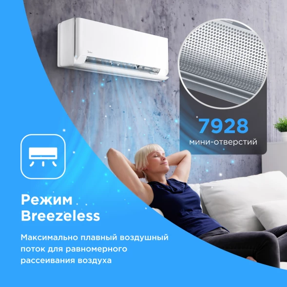 Кондиционер инверторный Midea MSFE1S-09FRN8G1/MOFE1-09FRN8G1